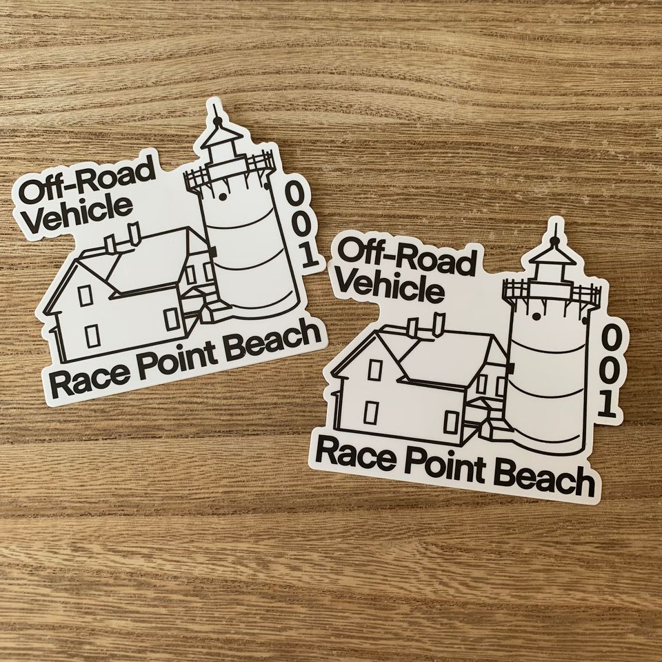 Race Point Beach ORV Style Magnet