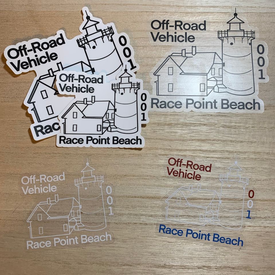 Race Point Beach ORV Style Sticker(s)